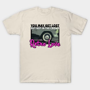 Retro Love - Vintage Cars Lover T-Shirt